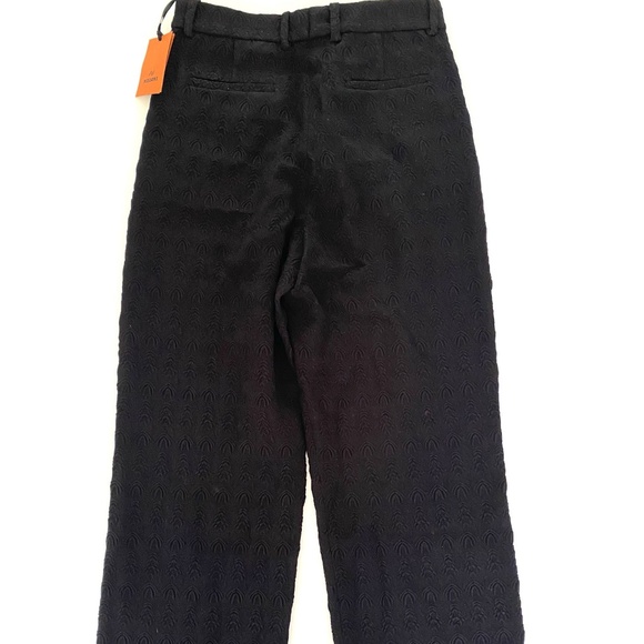 MISSONI Black Chevron Pattern Zip Front Trousers - Size US6 - MSRP $695.00 BNWT - Picture 7 of 7